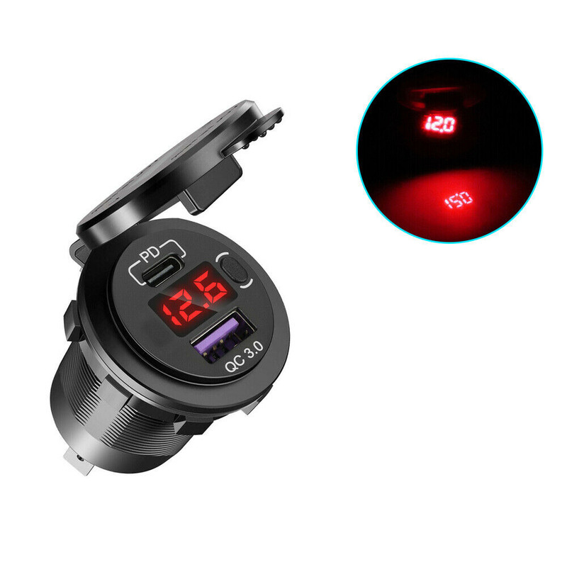 Car Accessories Qc - Cargador portátil QC 3,0 + PD
