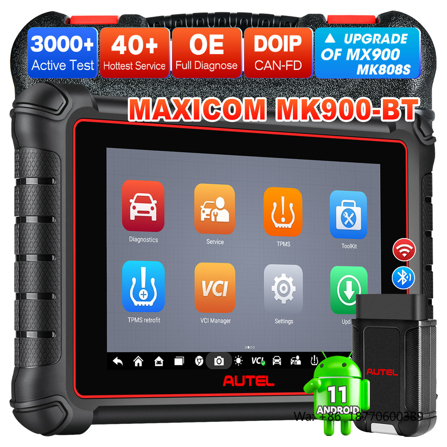 Obd2 Scanner - Herramienta de Diagnóstico Automotriz Autel MaxiCOM