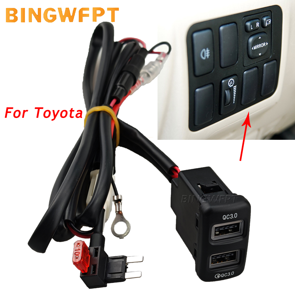 Car Accessories Qc - Adaptador de entrada de cargador rápido