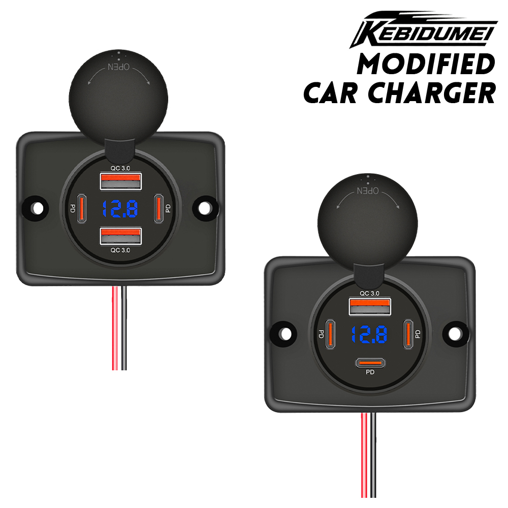 Car Accessories Qc - KEBIDUMEI PD + QC cargador de