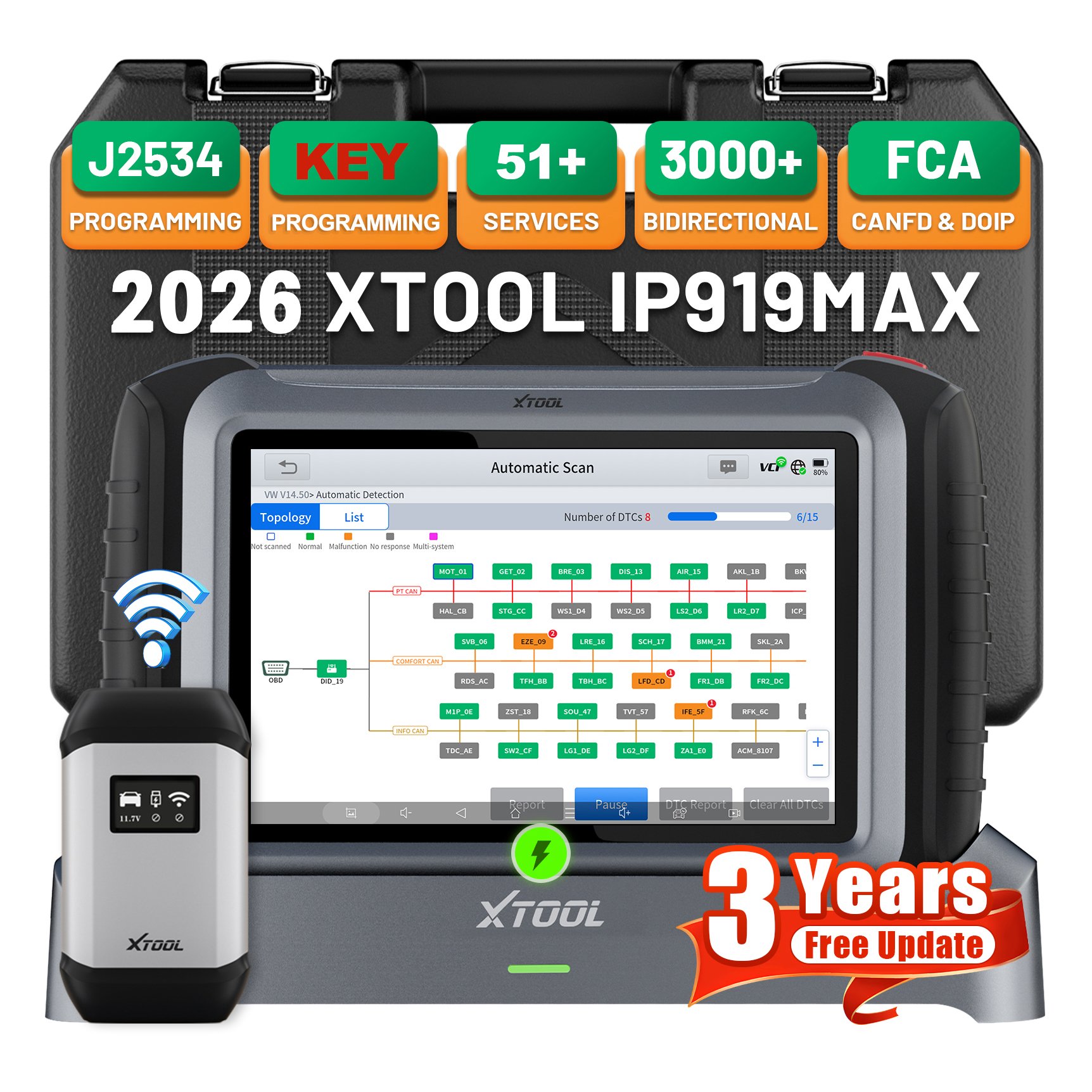 Obd2 Scanner - Herramienta de Programación de ECU XTOOL