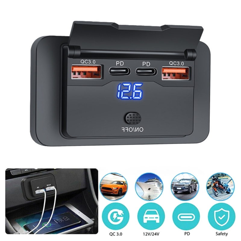 Cargador de Coche USB de 4 Pue - Car Accessories Qc reseña y precio