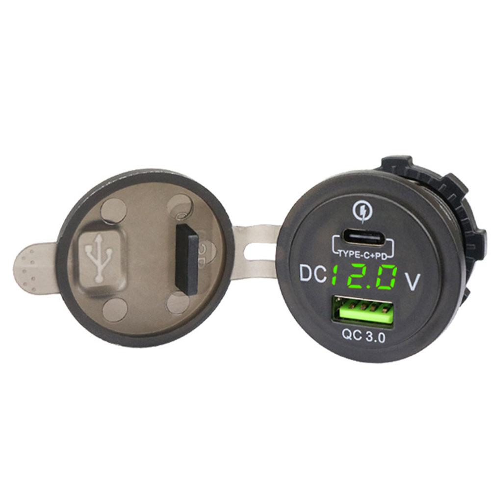 Toma de corriente LED QC 3,0,  - Car Accessories Qc reseña y precio