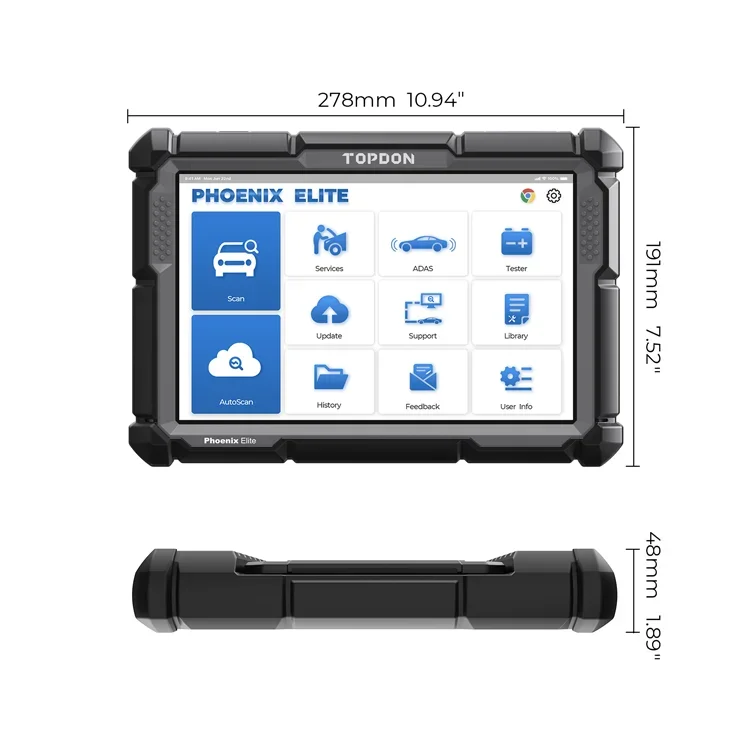 TOPDON PHOENIX ELITE Actualiza - Obd2 Scanner reseña y precio