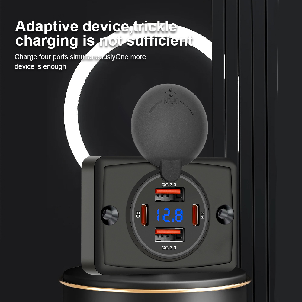 KEBIDUMEI PD + QC cargador de  - Car Accessories Qc reseña y precio
