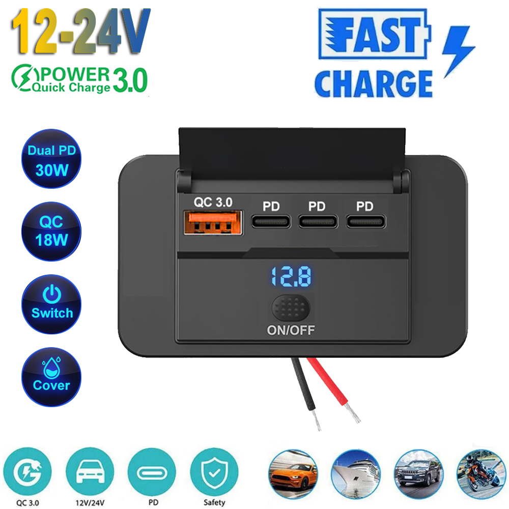 2025 4 puertos 12V RV salida U - Car Accessories Qc reseña y precio