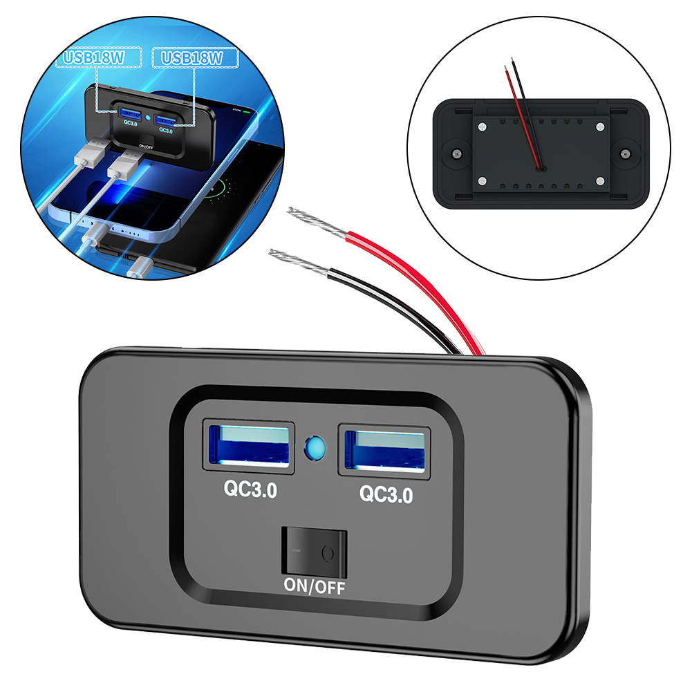 Cargador rápido USB Dual QC 3, - Car Accessories Qc reseña y precio