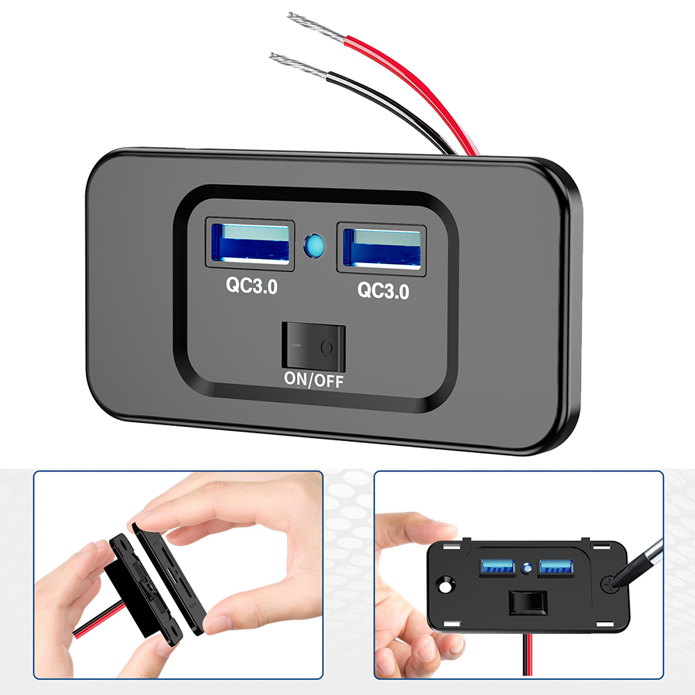 Cargador rápido USB Dual QC 3, - Car Accessories Qc reseña y precio
